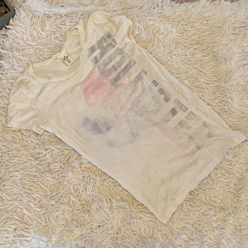 Hollister T Shirt Top | Color: White | Size: S